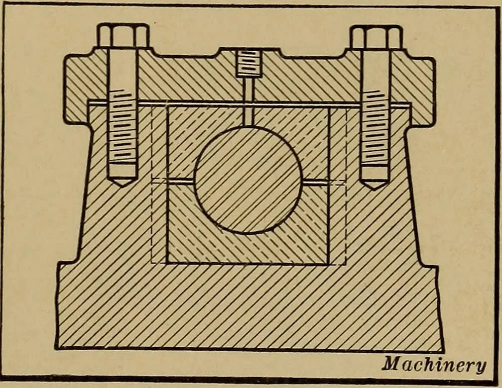An illustration from Mechanical drawing; a treatise on the drawing of mechanical and machine details, 1920, leaf 116