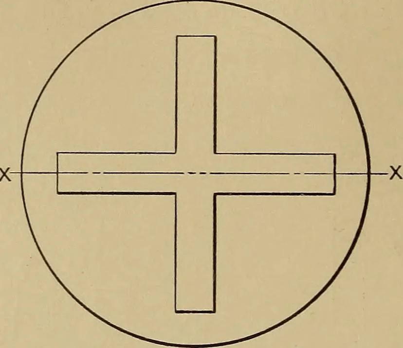 An illustration from Mechanical drawing; a treatise on the drawing of mechanical and machine details, 1920, leaf 121
