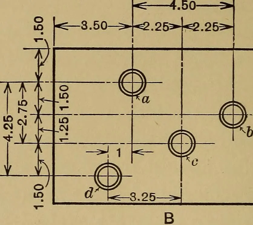 An illustration from Mechanical drawing; a treatise on the drawing of mechanical and machine details, 1920, leaf 163