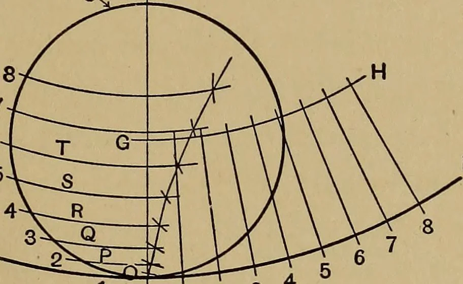 An illustration from Mechanical drawing; a treatise on the drawing of mechanical and machine details, 1920, leaf 278