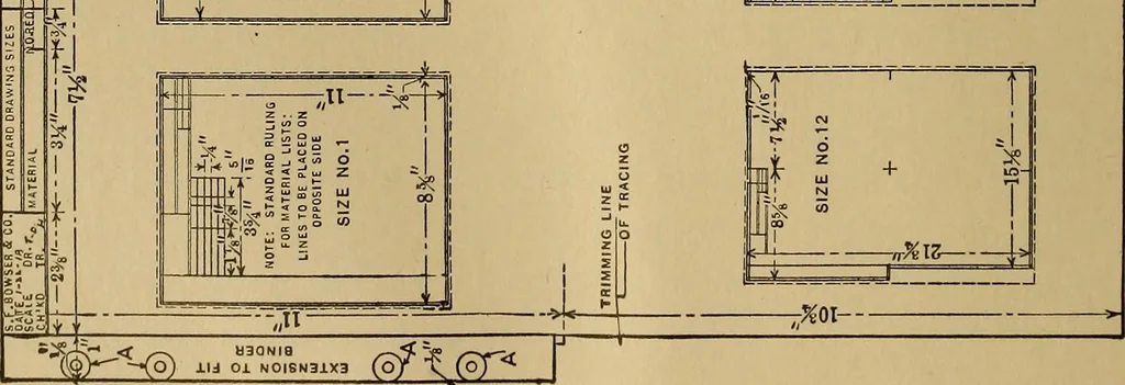An illustration from Mechanical drawing; a treatise on the drawing of mechanical and machine details, 1920, leaf 305
