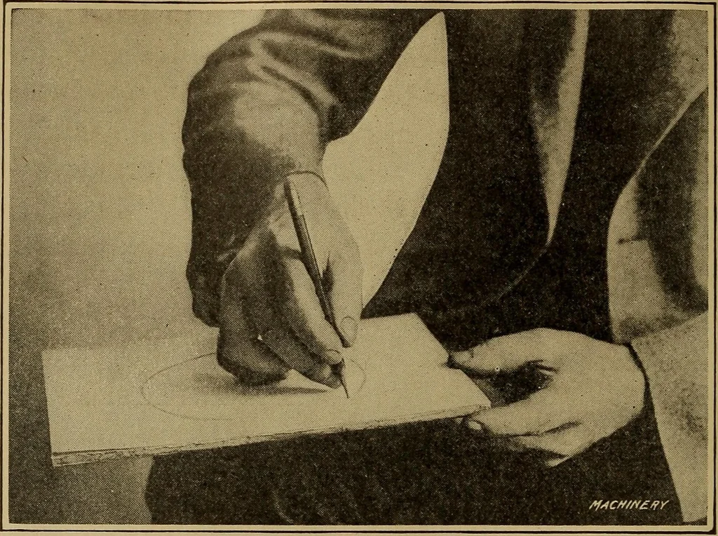 An illustration from Mechanical drawing; a treatise on the drawing of mechanical and machine details, 1920, leaf 335