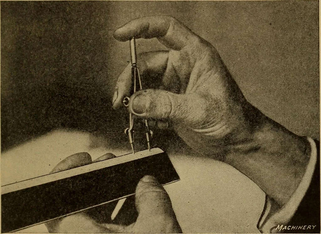 An illustration from Mechanical drawing; a treatise on the drawing of mechanical and machine details, 1920, leaf 44