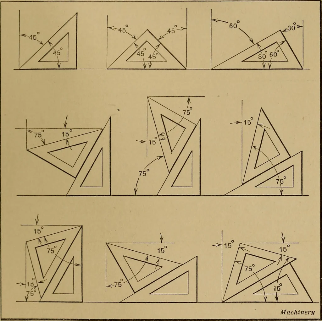 An illustration from Mechanical drawing; a treatise on the drawing of mechanical and machine details, 1920, leaf 56