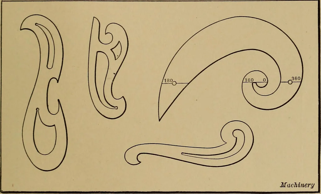 An illustration from Mechanical drawing; a treatise on the drawing of mechanical and machine details, 1920, leaf 58