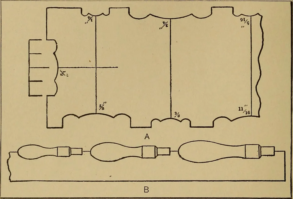 An illustration from Mechanical drawing; a treatise on the drawing of mechanical and machine details, 1920, leaf 61