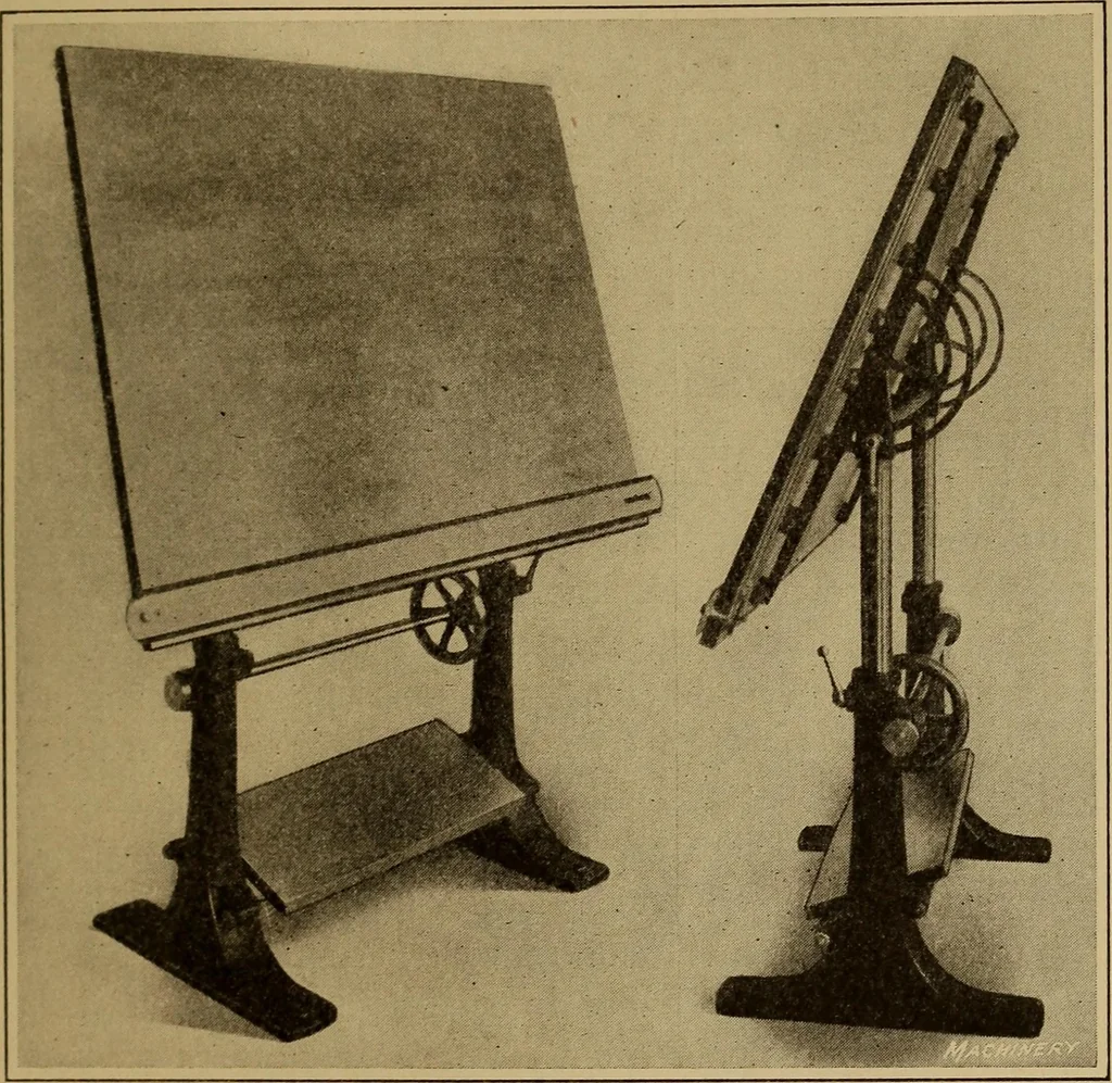 An illustration from Mechanical drawing; a treatise on the drawing of mechanical and machine details, 1920, leaf 70