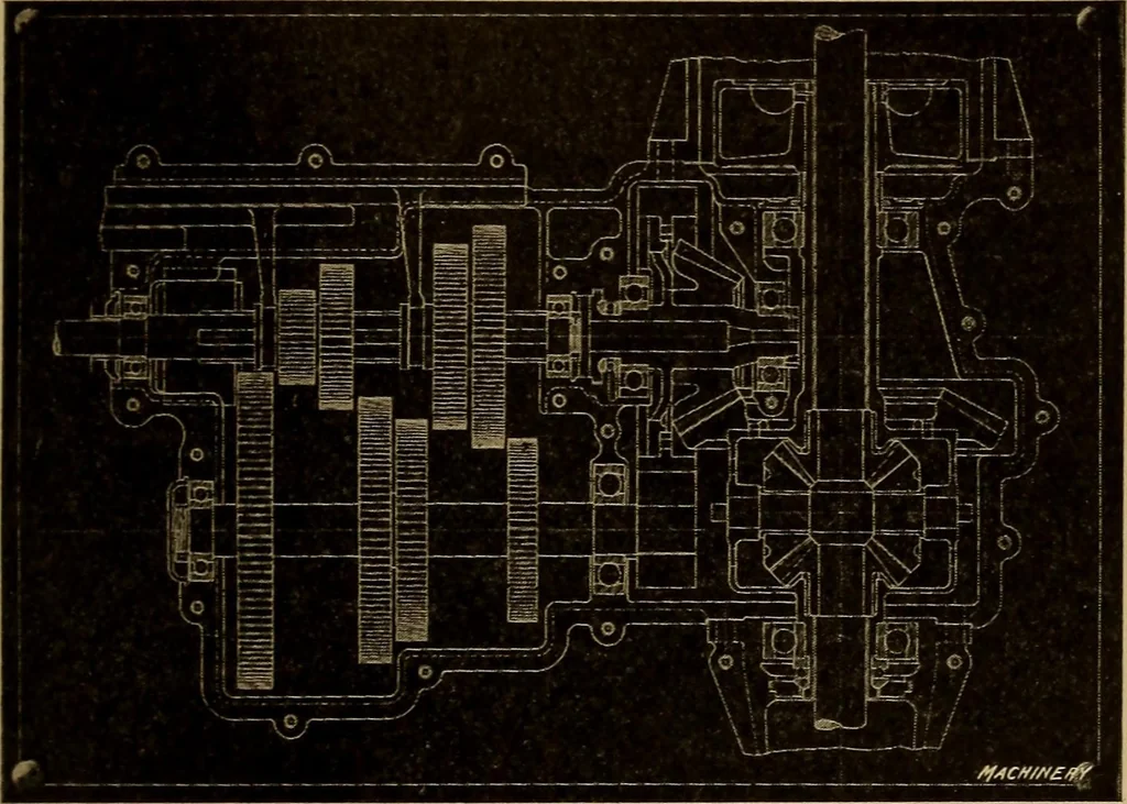 An illustration from Mechanical drawing; a treatise on the drawing of mechanical and machine details, 1920, leaf 78