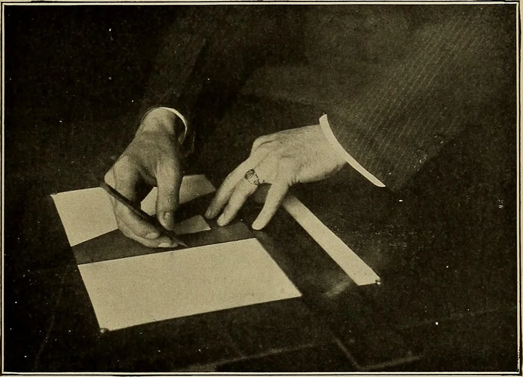 An illustration from Mechanical drawing for industrial and high schools, 1917, leaf 12