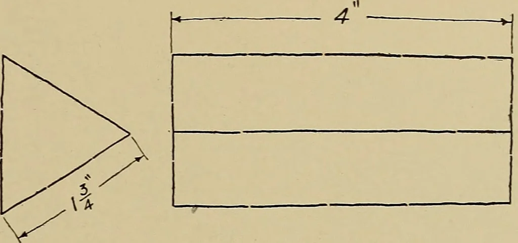 An illustration from Mechanical drawing for industrial and high schools, 1917, leaf 40