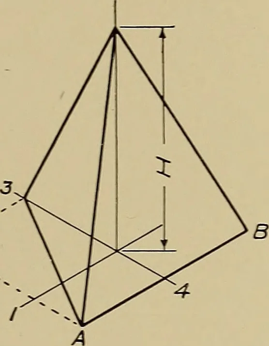 An illustration from Mechanical drawing for industrial and high schools, 1917, leaf 72