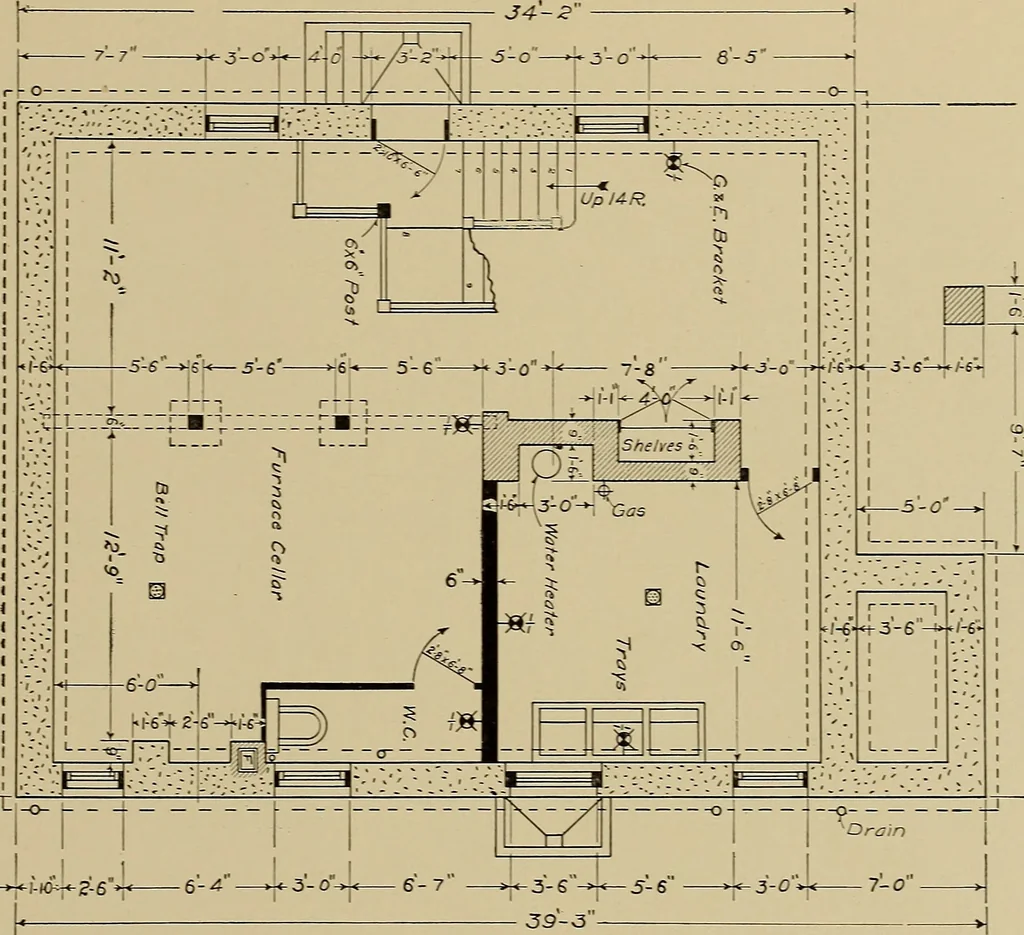 An illustration from Mechanical drawing for industrial and high schools, 1917, leaf 88