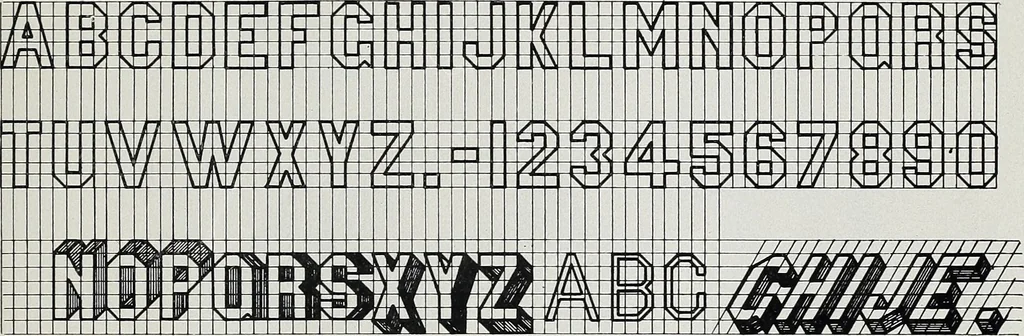 An illustration from Mechanical drawing copy plates, 1918, leaf 32