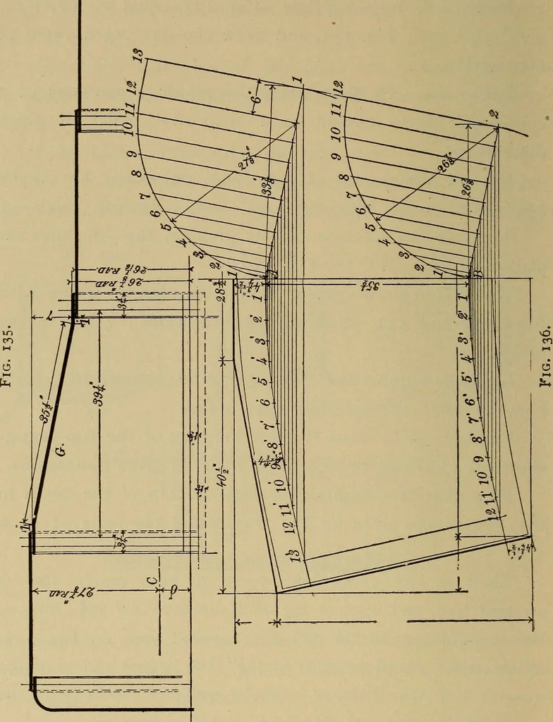 An illustration from Mechanical drawing. Elementary and advanced, 1910, leaf 113
