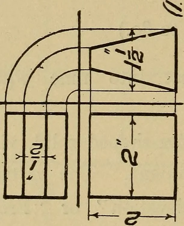 An illustration from Mechanical drawing. Elementary and advanced, 1910, leaf 165