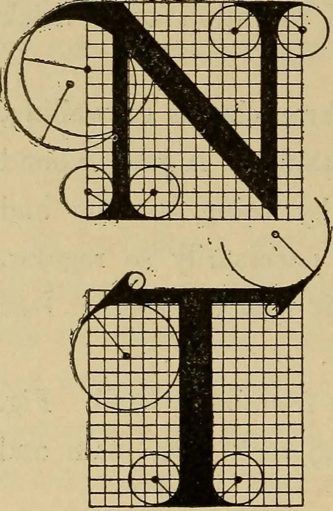An illustration from Mechanical drawing. Elementary and advanced, 1910, leaf 183
