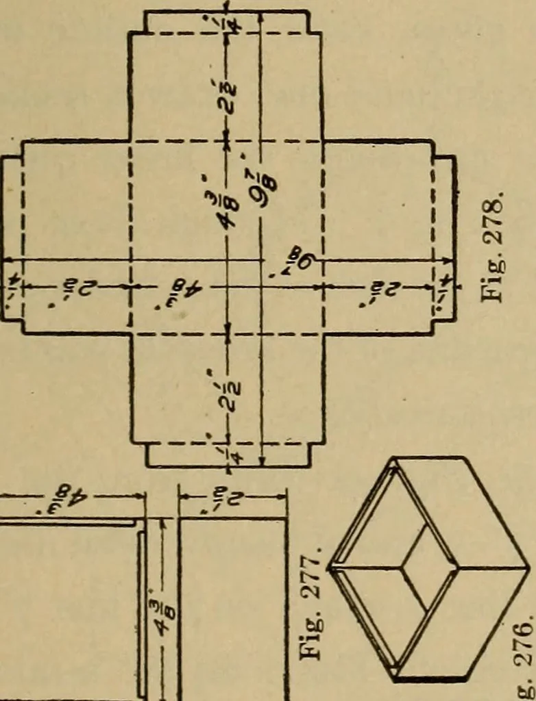 An illustration from Mechanical drawing. Elementary and advanced, 1910, leaf 232