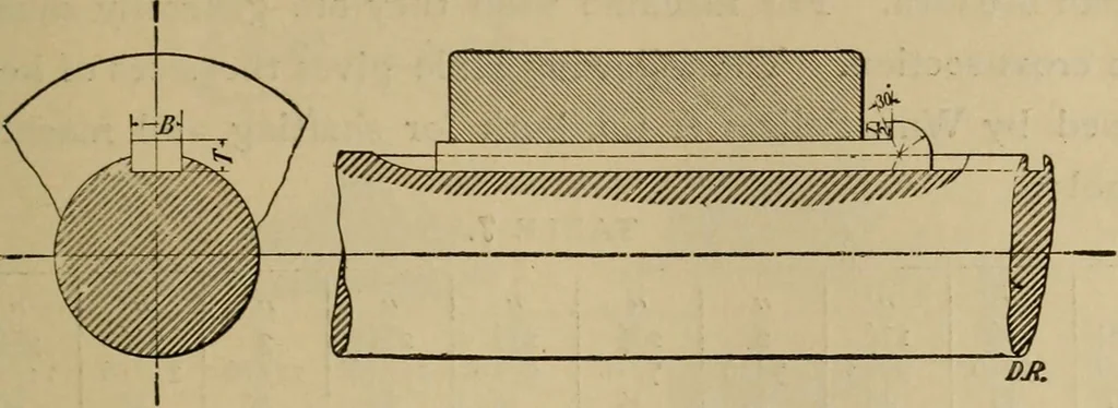 An illustration from Mechanical drawing. Elementary and advanced, 1910, leaf 266