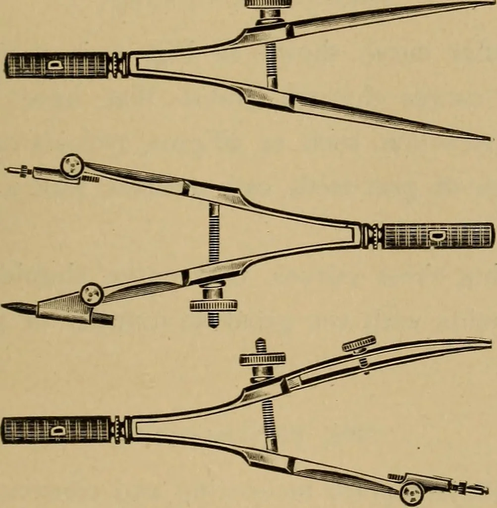 An illustration from Mechanical drawing. Elementary and advanced, 1910, leaf 28