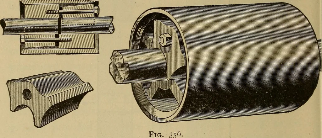 An illustration from Mechanical drawing. Elementary and advanced, 1910, leaf 285