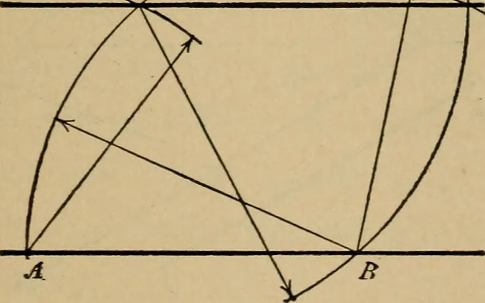 An illustration from Mechanical drawing. Elementary and advanced, 1910, leaf 34