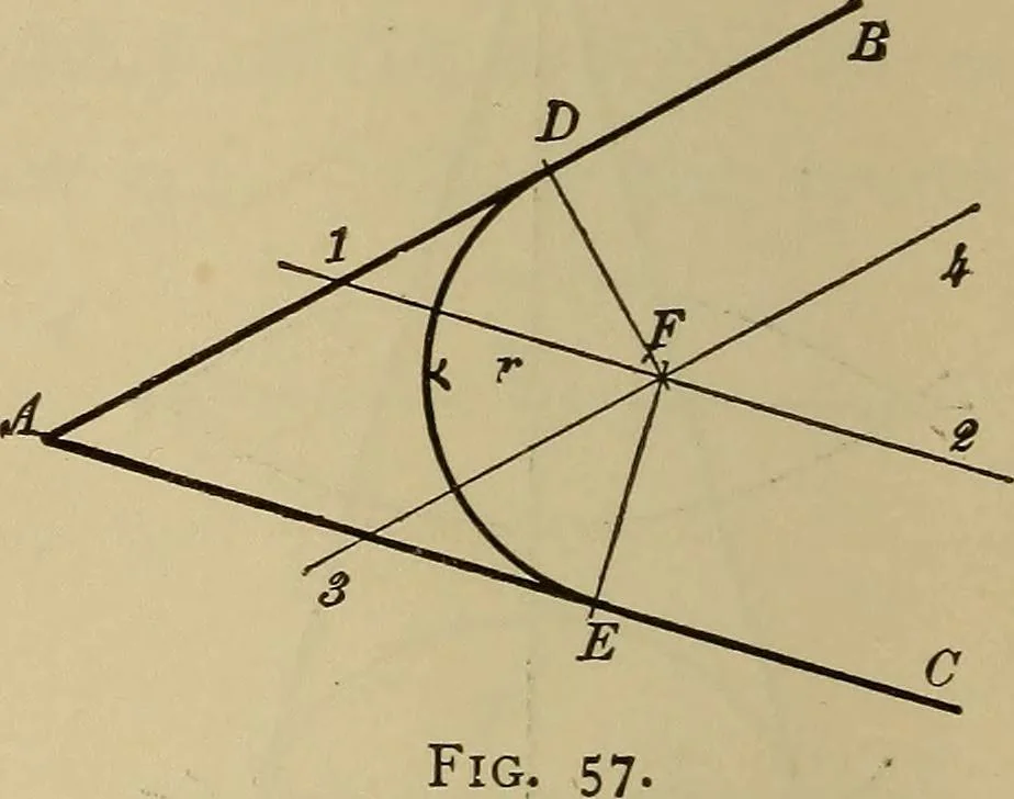 An illustration from Mechanical drawing. Elementary and advanced, 1910, leaf 49