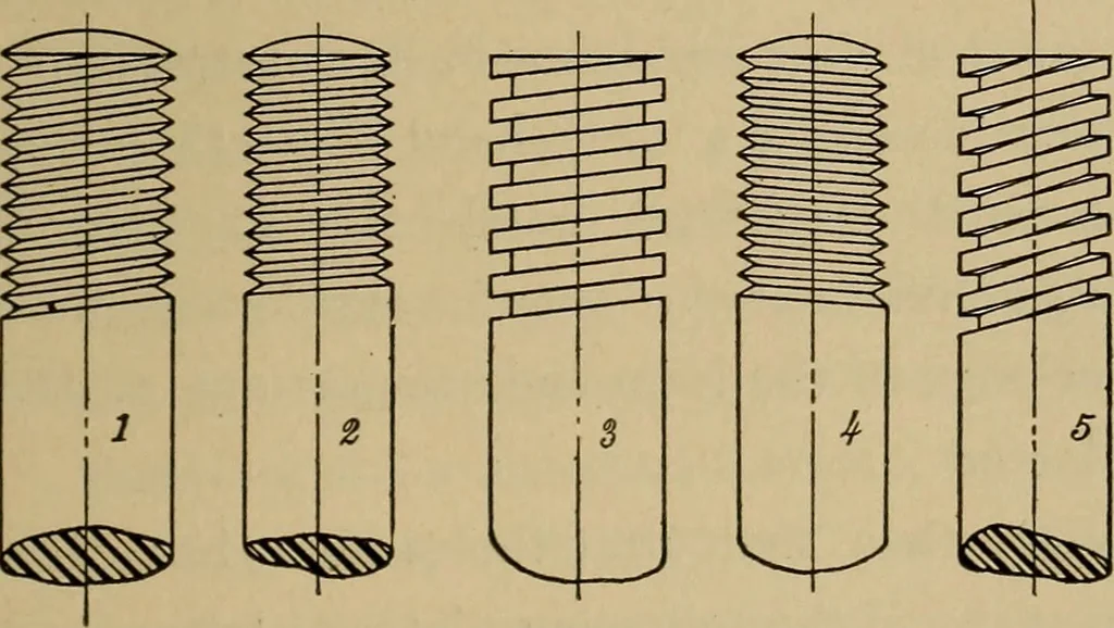 An illustration from Mechanical drawing. Elementary and advanced, 1910, leaf 78