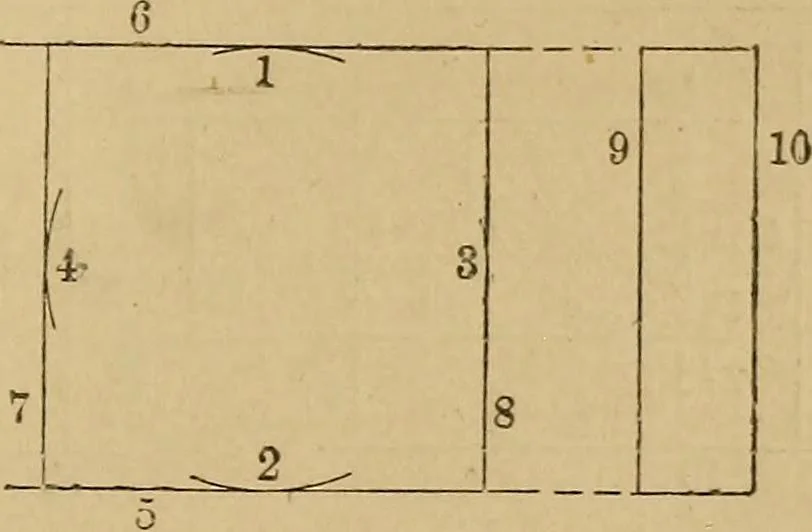 An illustration from Mechanical drawing self-taught: comprising instructions in the selection and preparation of drawing instruments. Elementary instruction in practical mechanical drawing. Together with examples in simple geometry and elementary mechanism, including screw threads, gear wheels, mechanical motions, engines and boilers, 1889, leaf 100