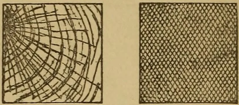 An illustration from Mechanical drawing self-taught: comprising instructions in the selection and preparation of drawing instruments. Elementary instruction in practical mechanical drawing. Together with examples in simple geometry and elementary mechanism, including screw threads, gear wheels, mechanical motions, engines and boilers, 1889, leaf 83
