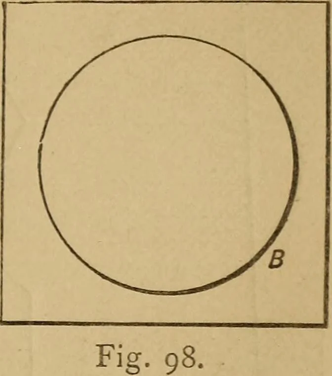 An illustration from Mechanical drawing self-taught: comprising instructions in the selection and preparation of drawing instruments. Elementary instruction in practical mechanical drawing. Together with examples in simple geometry and elementary mechanism, including screw threads, gear wheels, mechanical motions, engines and boilers, 1889, leaf 84