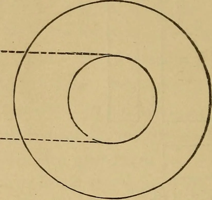 An illustration from Mechanical drawing self-taught: comprising instructions in the selection and preparation of drawing instruments. Elementary instruction in practical mechanical drawing. Together with examples in simple geometry and elementary mechanism, including screw threads, gear wheels, mechanical motions, engines and boilers, 1889, leaf 99