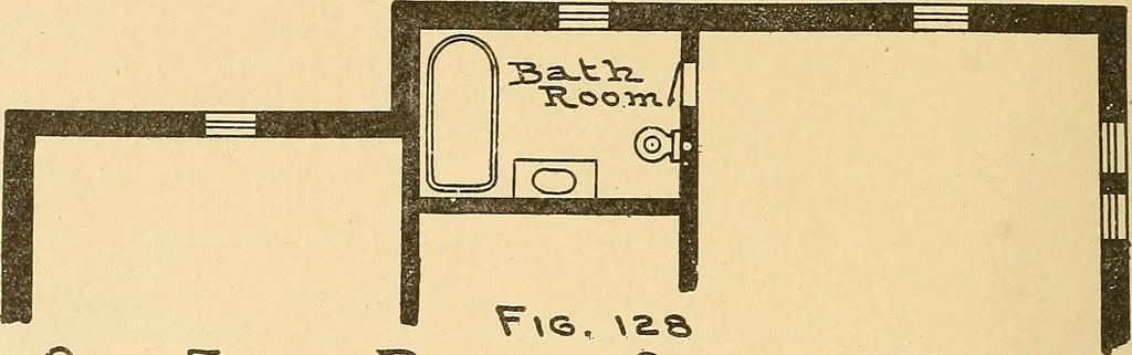 An illustration from Mechanical drawing for plumbers; a concise, comprehensive and practical treatise on the subject of mechanical drawing, 1910, leaf 103