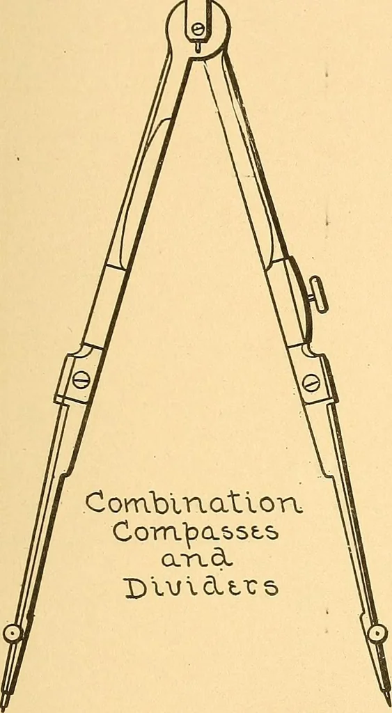 An illustration from Mechanical drawing for plumbers; a concise, comprehensive and practical treatise on the subject of mechanical drawing, 1910, leaf 12