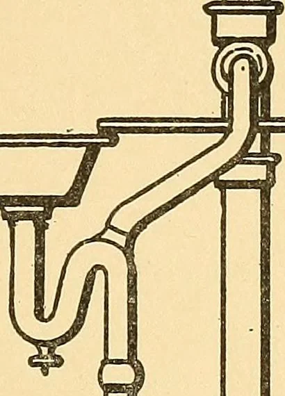 An illustration from Mechanical drawing for plumbers; a concise, comprehensive and practical treatise on the subject of mechanical drawing, 1910, leaf 22