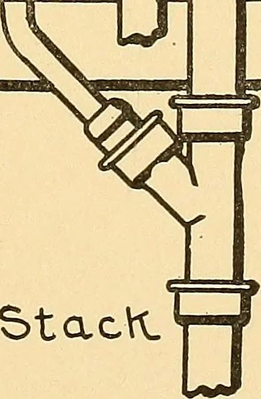 An illustration from Mechanical drawing for plumbers; a concise, comprehensive and practical treatise on the subject of mechanical drawing, 1910, leaf 22