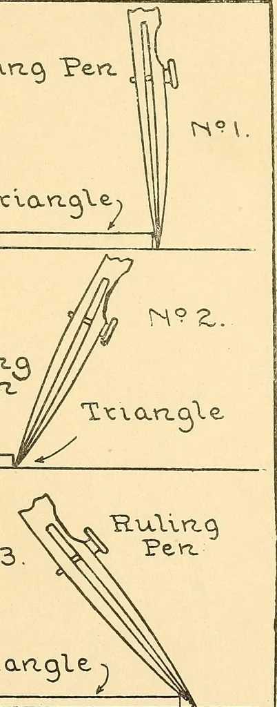 An illustration from Mechanical drawing for plumbers; a concise, comprehensive and practical treatise on the subject of mechanical drawing, 1910, leaf 50