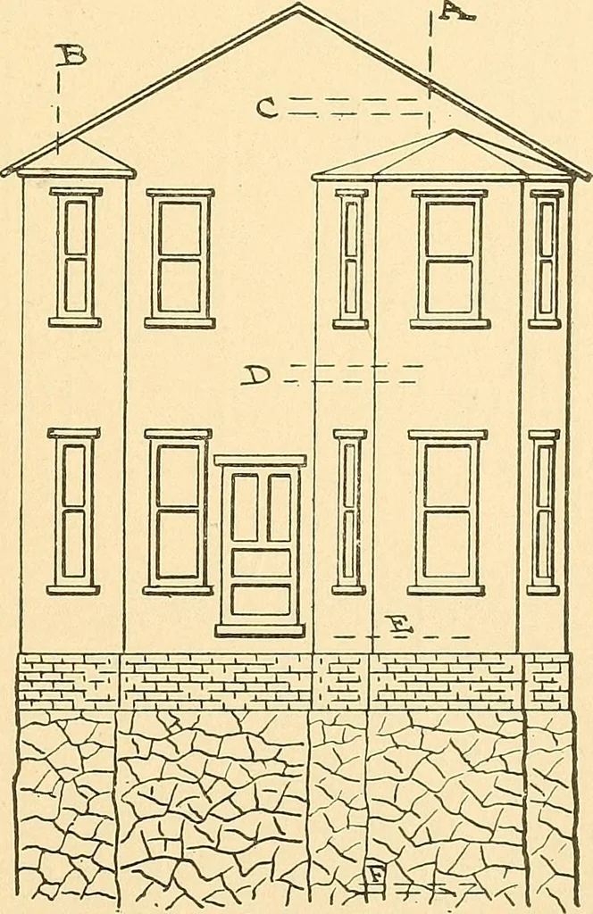 An illustration from Mechanical drawing for plumbers; a concise, comprehensive and practical treatise on the subject of mechanical drawing, 1910, leaf 88