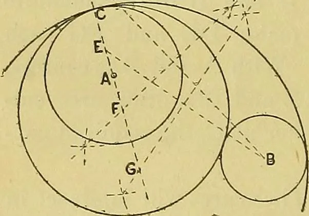 An illustration from Mechanical drawing. Prepared for the use of the students of the Massachusetts Institute of Technology, Boston, Mass, 1887, leaf 33