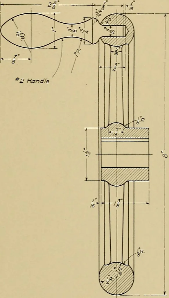 An illustration from Mechanical drawing for trade schools, 1911, leaf 40