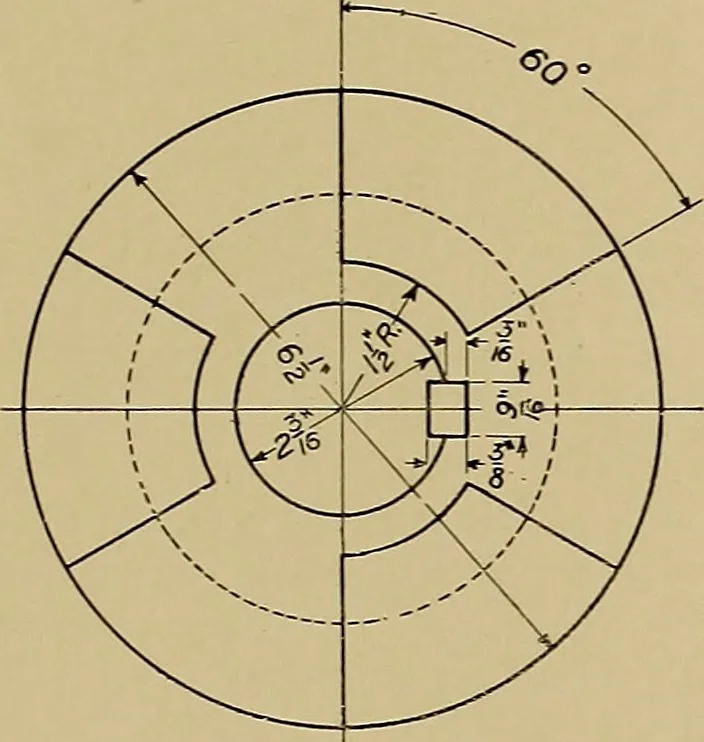 An illustration from Mechanical drawing for trade schools, 1911, leaf 44