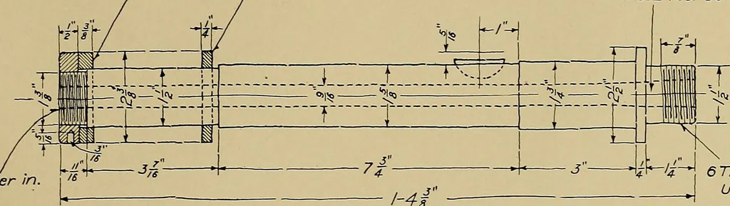 An illustration from Mechanical drawing for trade schools, 1911, leaf 88