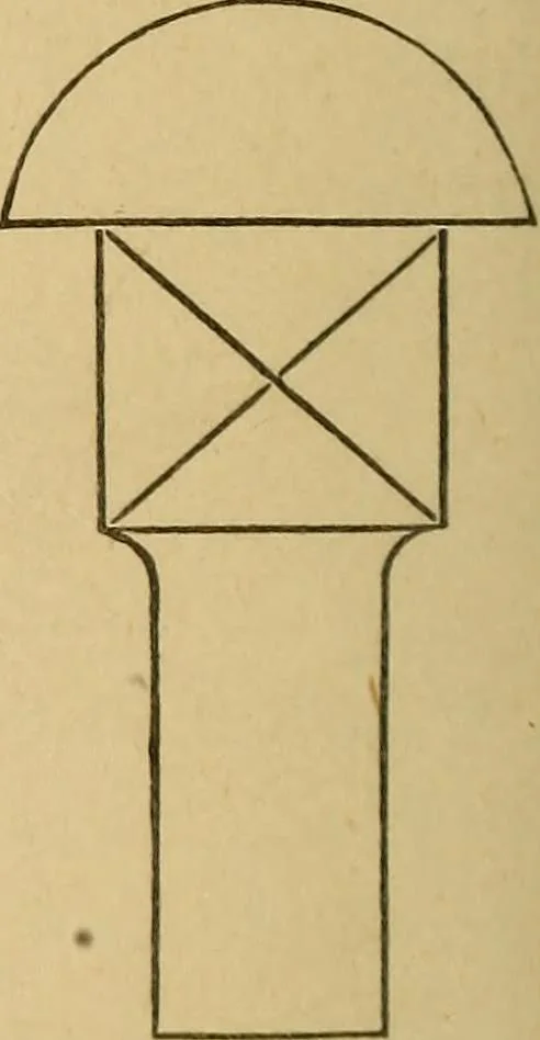 An illustration from Mechanical drawing self-taught: comprising instructions in the selection and preparation of drawing instruments, elementary instruction in practical mechanical drawing together with examples in simple geometry and elementary mechanism, including screw threads, gear wheels, mechanical motions, engines and boilers, 1883, leaf 151