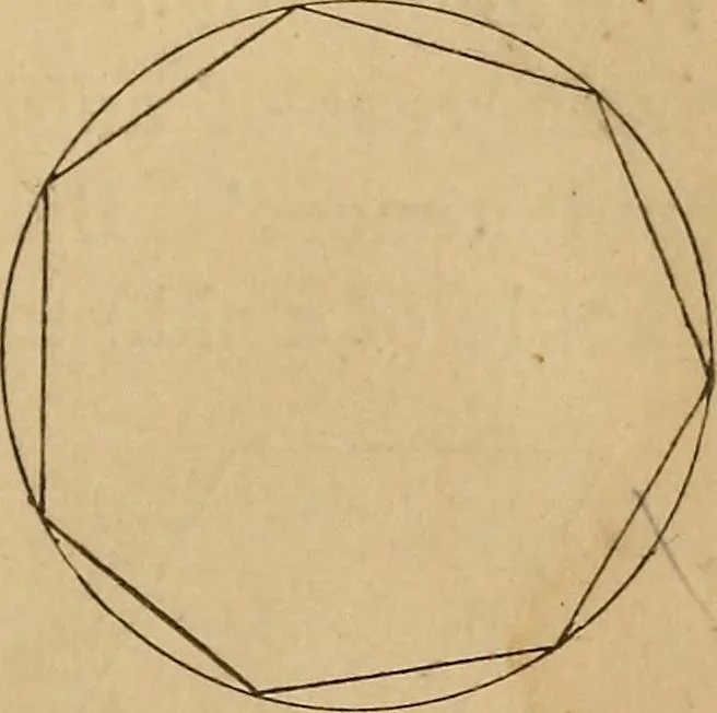 An illustration from Mechanical drawing self-taught: comprising instructions in the selection and preparation of drawing instruments, elementary instruction in practical mechanical drawing together with examples in simple geometry and elementary mechanism, including screw threads, gear wheels, mechanical motions, engines and boilers, 1883, leaf 62