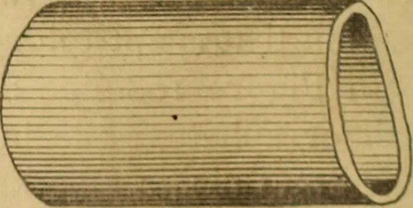 An illustration from Mechanical drawing self-taught: comprising instructions in the selection and preparation of drawing instruments, elementary instruction in practical mechanical drawing together with examples in simple geometry and elementary mechanism, including screw threads, gear wheels, mechanical motions, engines and boilers, 1883, leaf 89