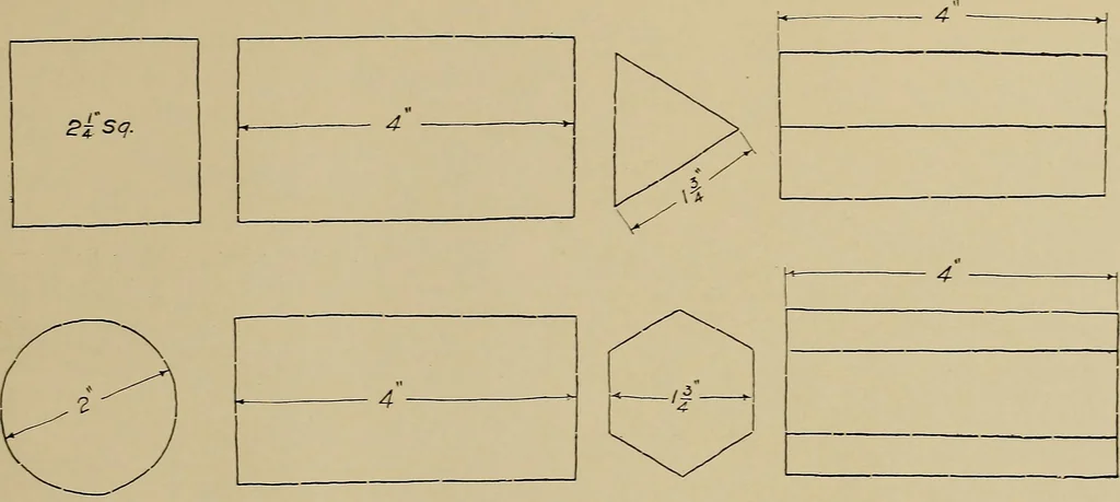 An illustration from Mechanical drawing for industrial and high schools, 1915, leaf 40
