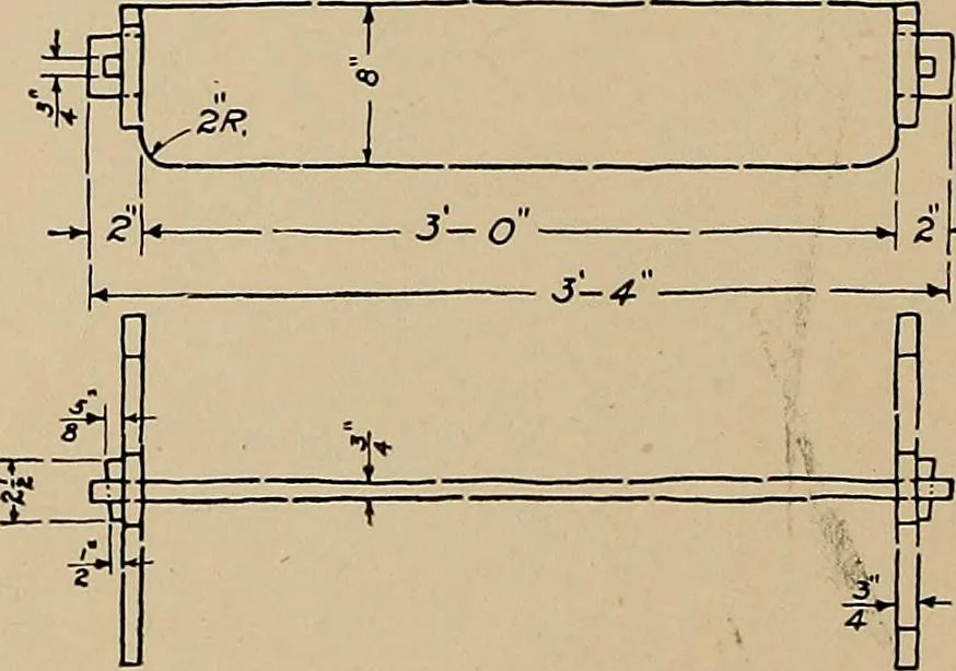 An illustration from Mechanical drawing for industrial and high schools, 1915, leaf 73