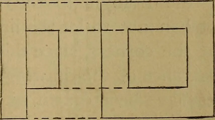 An illustration from Mechanical drawing self-taught: comprising instructions in the selection and preparation of drawing instruments. Elementary instruction in practical mechanical drawing. Together with examples in simple geometry and elementary mechanism, including screw threads, gear wheels, mechanical motions, engines and boilers, 1889, leaf 100