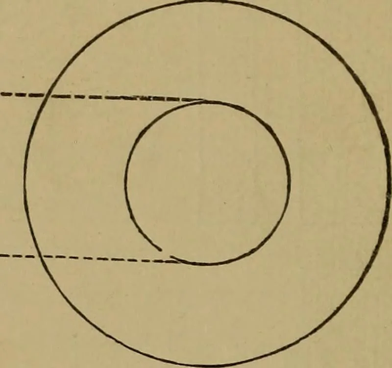 An illustration from Mechanical drawing self-taught: comprising instructions in the selection and preparation of drawing instruments. Elementary instruction in practical mechanical drawing. Together with examples in simple geometry and elementary mechanism, including screw threads, gear wheels, mechanical motions, engines and boilers, 1889, leaf 99
