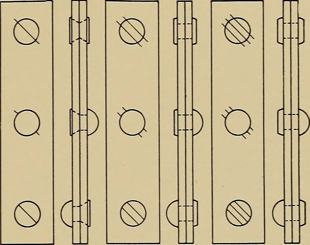 An illustration from Mechanical drawing for trade schools, 1909, leaf 122