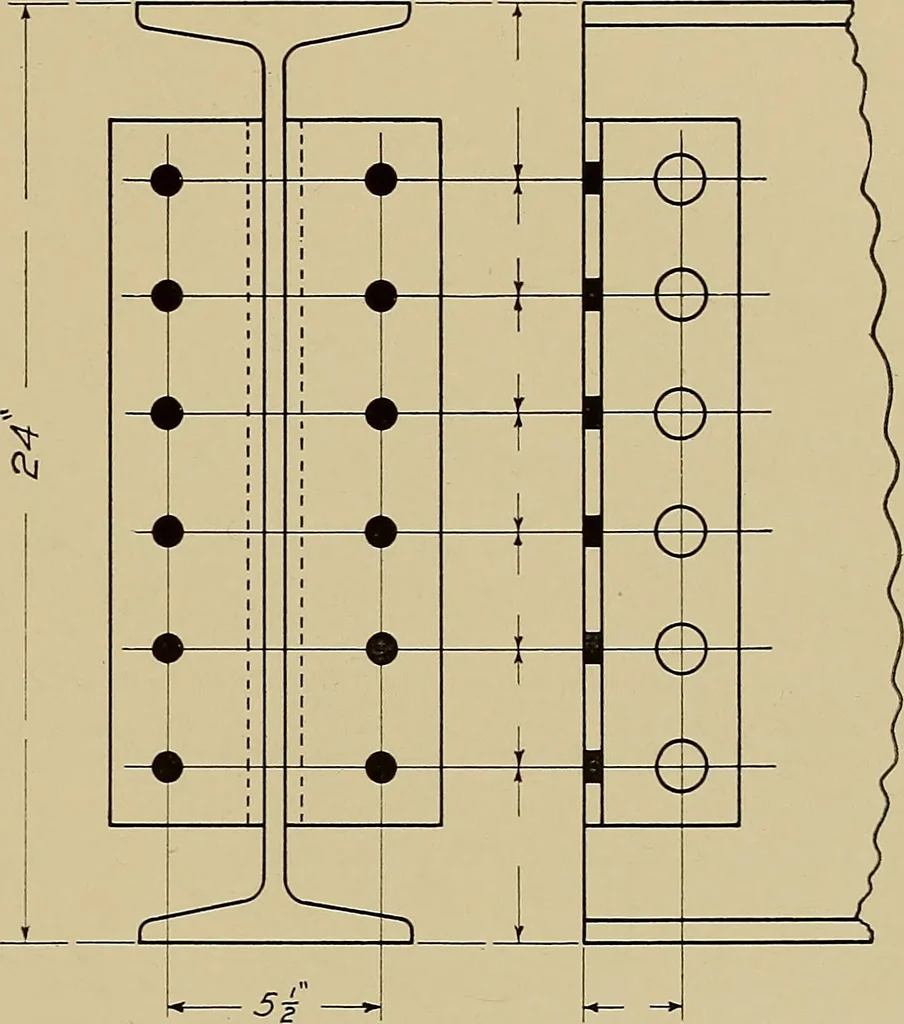 An illustration from Mechanical drawing for trade schools, 1909, leaf 126